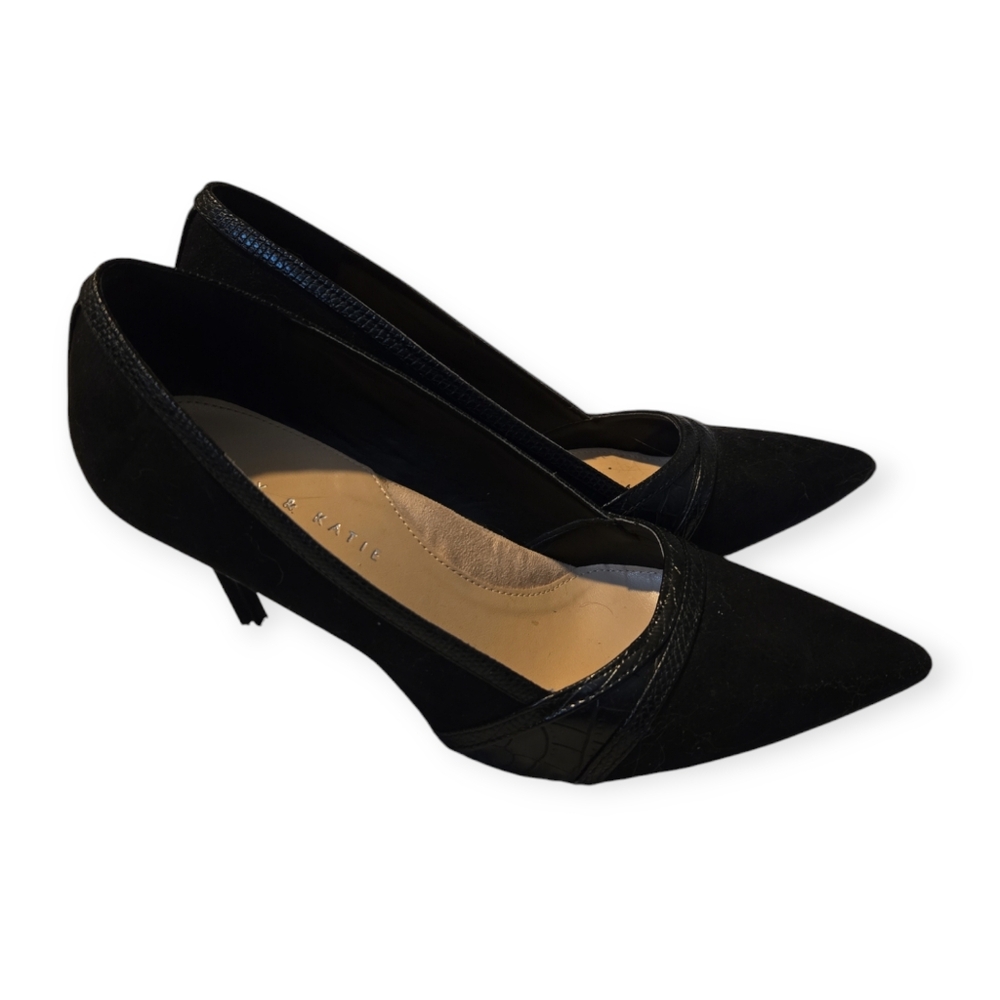 Kelly & Katie Black Dress Heels